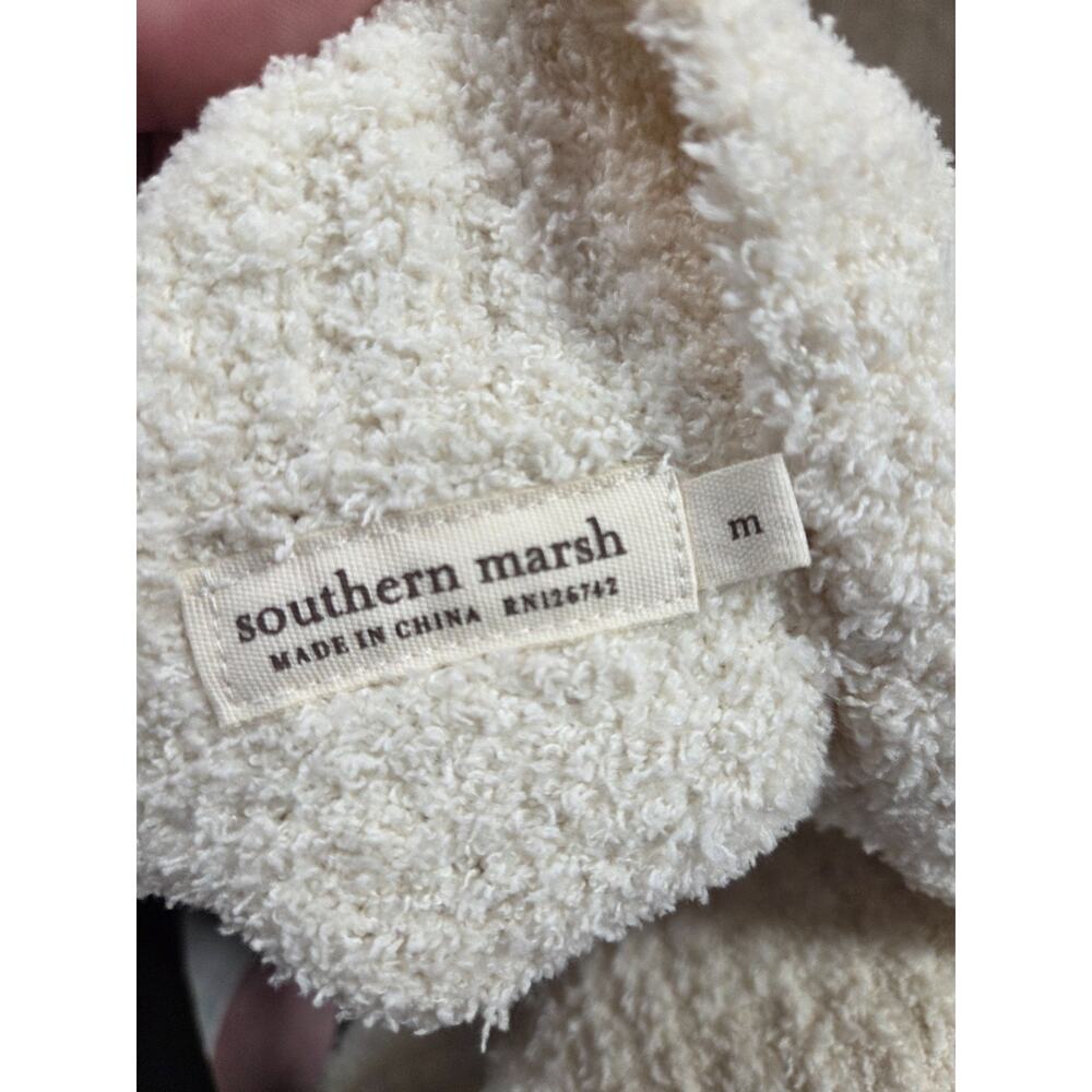 Southern Marsh SOUTHERN CLASSICS Cloud Sweatshirt White Medium Plush Sweater - Picture 4 of 7